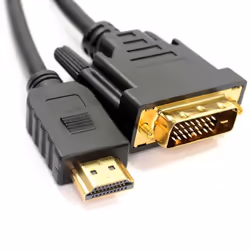 kenable 008374, 1.5 m, DVI-D, HDMI Type A (Standard), Male, Male, Gold