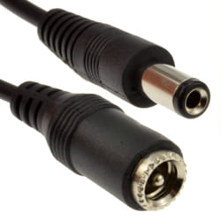 kenable 5.5 x 2.1mm DC Power Plug to Socket CCTV Extension Lead Cable  4m