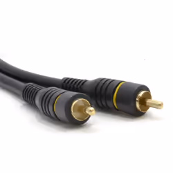 kenable Premium 75 Ohm Digital Audio COAX Gold Plated RCA Phono Cable 1.5m