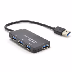 USB 3.0 SuperSpeed 4 Port USB Hub up to 4 Devices to 1 USB Port 5GBPS