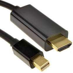 kenable 008509 video cable adapter 1 m Mini DisplayPort HDMI Black