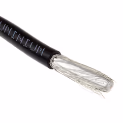 kenable Coaxial RG6U Foam Filled Satellite CCS Cable Reel 100m Lead Black
