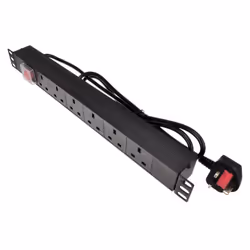 kenable 008539 power distribution unit (PDU) 6 AC outlet(s) 1U Black