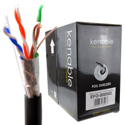 kenable 008543 networking cable Black 305 m Cat5e F/UTP (FTP)
