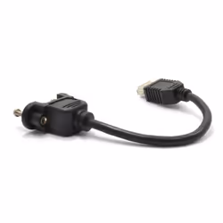 kenable USB 2.0 Panel Mount Female A Socket to A Female Cable Adapter 0.15m