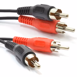 kenable RCA Phono Lead Twin Plugs to Plugs Stereo Audio Cable Lead 15m