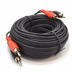 kenable RCA Phono Lead Twin Plugs to Plugs Stereo Audio Cable Lead 15m