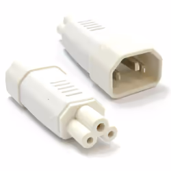 kenable 008559, C14, 250 V, 2.5 A, White, 60 g