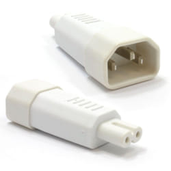 kenable 008560 power plug adapter C7 C14 White