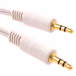 kenable 008564, 3.5mm, Male, 3.5mm, Male, 20 m, White