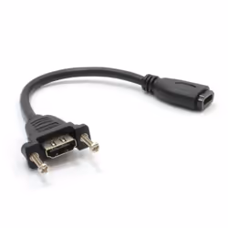 kenable 008568, 0.15 m, HDMI Type A (Standard), HDMI Type A (Standard), Black
