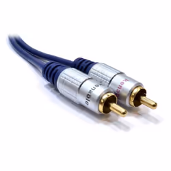 kenable 008588 audio cable 3 m 2 x RCA 3.5mm Navy