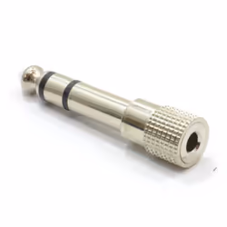 kenable 008639, 6.35 mm, 3.5 mm, Silver