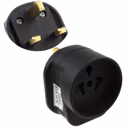 kenable Tourist Travel Converter European USA and Australian to 13A UK Adapter