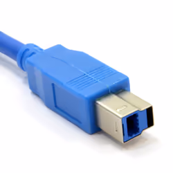 kenable USB 3.0 SuperSpeed Cable Type Plug A to Type B Plug BLUE 3m