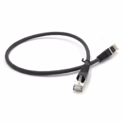 kenable UL Cat6A SSTP LSZH RJ45 Network Ethernet Patch 10GIG Cable  1m BLACK