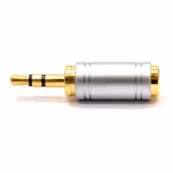 kenable 008680 cable gender changer 3.5 mm 2.5 mm Gold, Silver