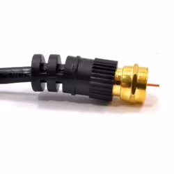 kenable Satellite F Connector Plug to Plug Coax Cable Black Lead GOLD  20m