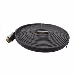 kenable PRO FLAT Braided HDMI 2.0 High Speed 4K TV Low Profile Cable Metal Ends  5m