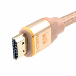 kenable PURE HDMI 2.0b 2160p 4k UHD TV Braided High Speed Cable Lead Gold 3m