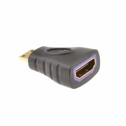 kenable HDMI Female Socket to Mini Type C Male Plug Converter Adapter GOLD