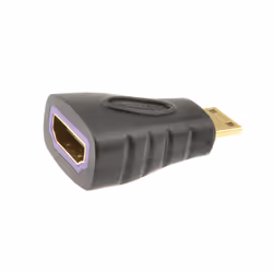 kenable HDMI Female Socket to Mini Type C Male Plug Converter Adapter GOLD