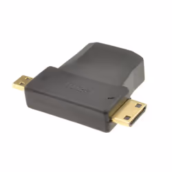 kenable 008714 cable gender changer Mini HDMI + Micro HDMI HDMI Black