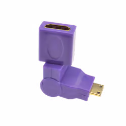 kenable HDMI Socket to Mini C Type 360 Degree Multi Angle Rotating Adapter