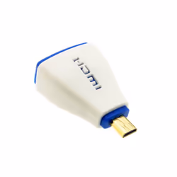 kenable PRO HDMI 2.0 Socket to MICRO HDMI Plug High Speed Adapter White