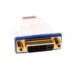 kenable 008726 cable gender changer HDMI A DVI-D Blue, White