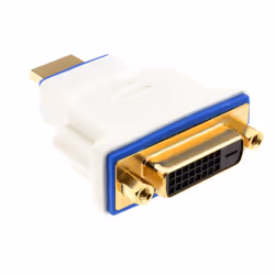 kenable 008726 cable gender changer HDMI A DVI-D Blue, White