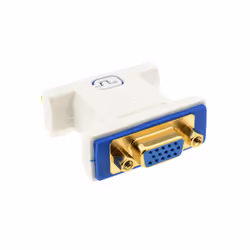 kenable PRO DVI 24+5 Socket to VGA Socket 15 pin Video Coupler Joiner White