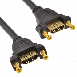 kenable 008745, 0.15 m, HDMI Type A (Standard), HDMI Type A (Standard), Black
