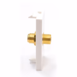 kenable Ready Made Faceplate Module F Type Screw Satellite Panel Mount Stub
