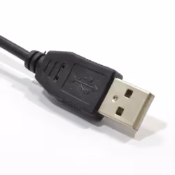 kenable 008770 power cable Black 0.5 m USB A IEC Type A (5.5 mm, 2.1 mm)