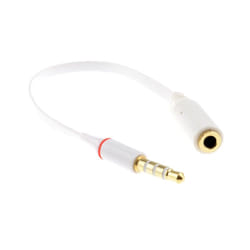 kenable 008781 audio cable 0.15 m 3.5mm White
