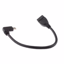 kenable Right Angle USB 3.1 Type C to USB 3.0 Type A Socket Adapter Cable OTG