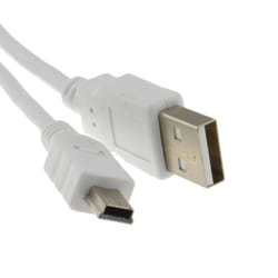 kenable 008791 USB cable USB 2.0 1 m USB A Mini-USB B White