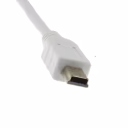 kenable 008791 USB cable USB 2.0 1 m USB A Mini-USB B White