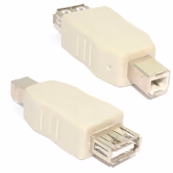 kenable 008822, USB 2.0 A, USB 2.0 B, White