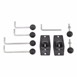 Universal Hi Fi Surround Sound Speaker Brackets with 3 Swivel Arms