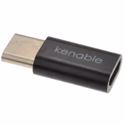 kenable 008830 cable gender changer USB 2.0 Micro B USB 3.1 Type C Black