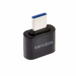 kenable 008834 cable gender changer USB 2.0 Type A USB 3.1 Type C Black