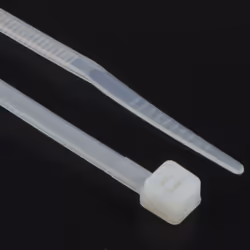 enTie Natural White Cable Ties 3.6mm x 300mm Nylon 66 UL Approved [100 Pack]