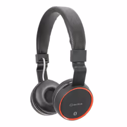 Wireless Bluetooth Noise Cancelling Rechargable Headphones & Mic Black