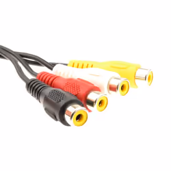 kenable 008858 audio cable 1.2 m DIN (5-pin) 4 x RCA Black, Red, White, Yellow