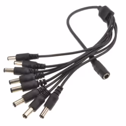 kenable 008910, Cable splitter, Black, 1 pc(s), DC 2.1mm, 50 g