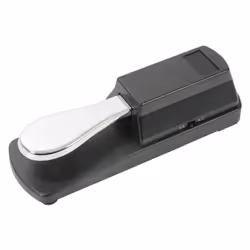 kenable Sustain Pedal For Digitial Piano or Keyboard 1.5m 6.35mm Mono Cable