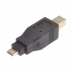 kenable 008965, USB Type B, Micro USB Type A, Black