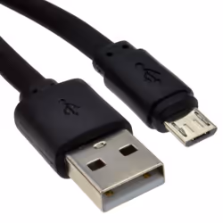 kenable 008982, 0.25 m, USB A, Micro-USB B, USB 2.0, Black